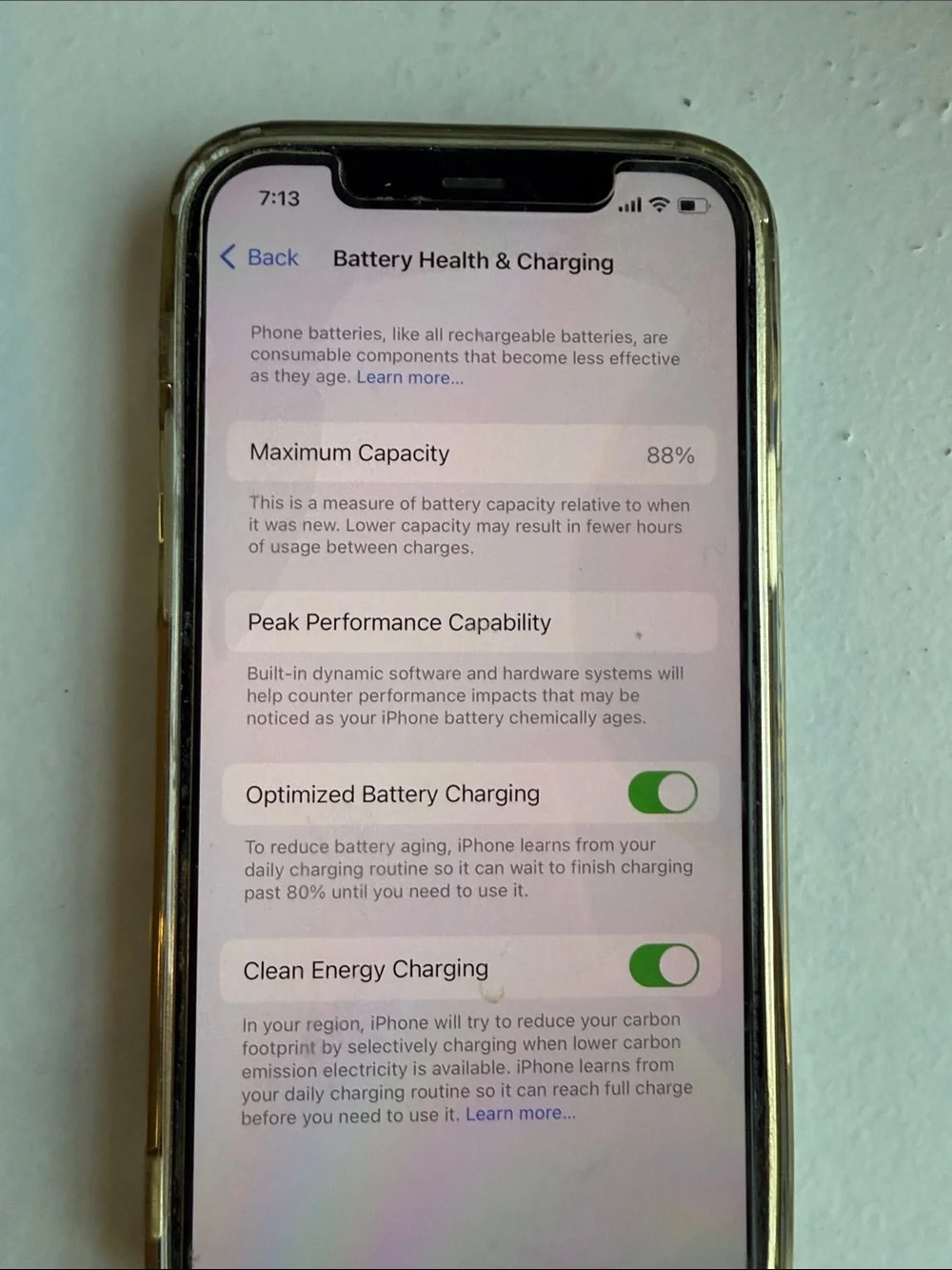 Apple iPhone 12, Unlocked,  Navy with Case